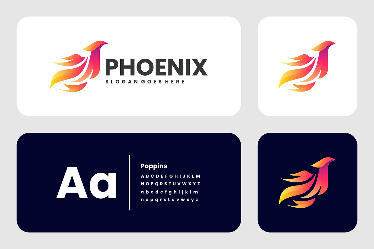 Gradient Modern Phoenix Logo Design, a Branding & Logo Template by Artnivora.Std (Photo 2 of 3)