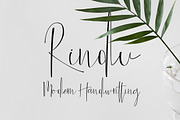 Rindu Script, a Script Font by Suhandi (Thumbnail 3 of 4)
