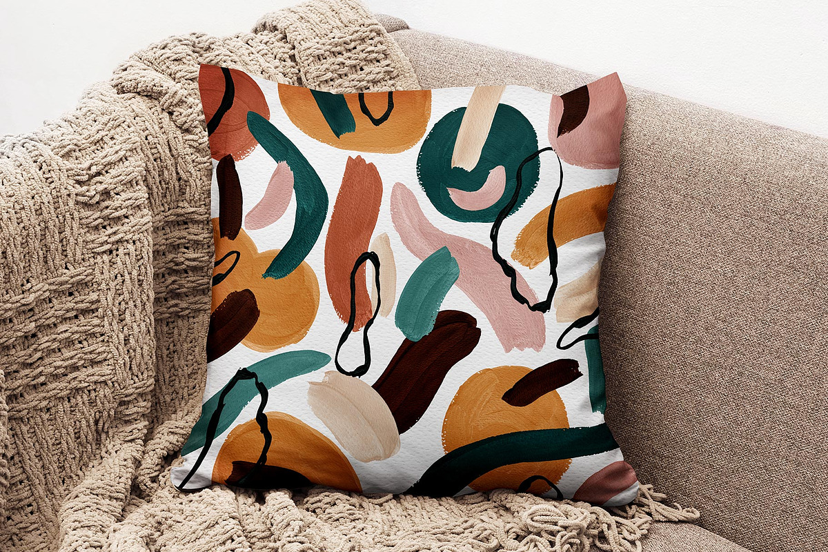 Gouache Abstract Shapes, Backgrounds, an Object Graphic by CatJello Graphics (Photo 23 of 28)