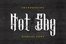 NotShy Font