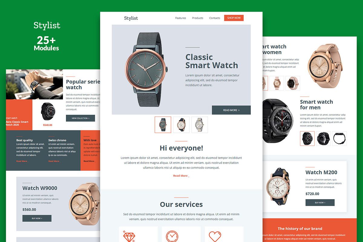 BigPack 3 Email-Template Bundle, an Email Template by WEB4PRO