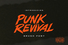 Punk Revival- Brush Font