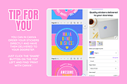 Packaging Sticker Templates - 12 pcs, a Stationery Template by SunshineStudioBoutique (Thumbnail 4 of 10)