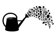 Floral Watering Can Design Bundle, an Illustration by Gaye Art (Thumbnail 6 of 31)