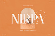 Nirpa - Elegant Serif, a Serif Font by Flawless And Co (Thumbnail 1 of 12)