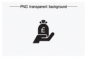 Pound currency Money Icons Set, a Finance Illustration by Designfour (Thumbnail 5 of 7)