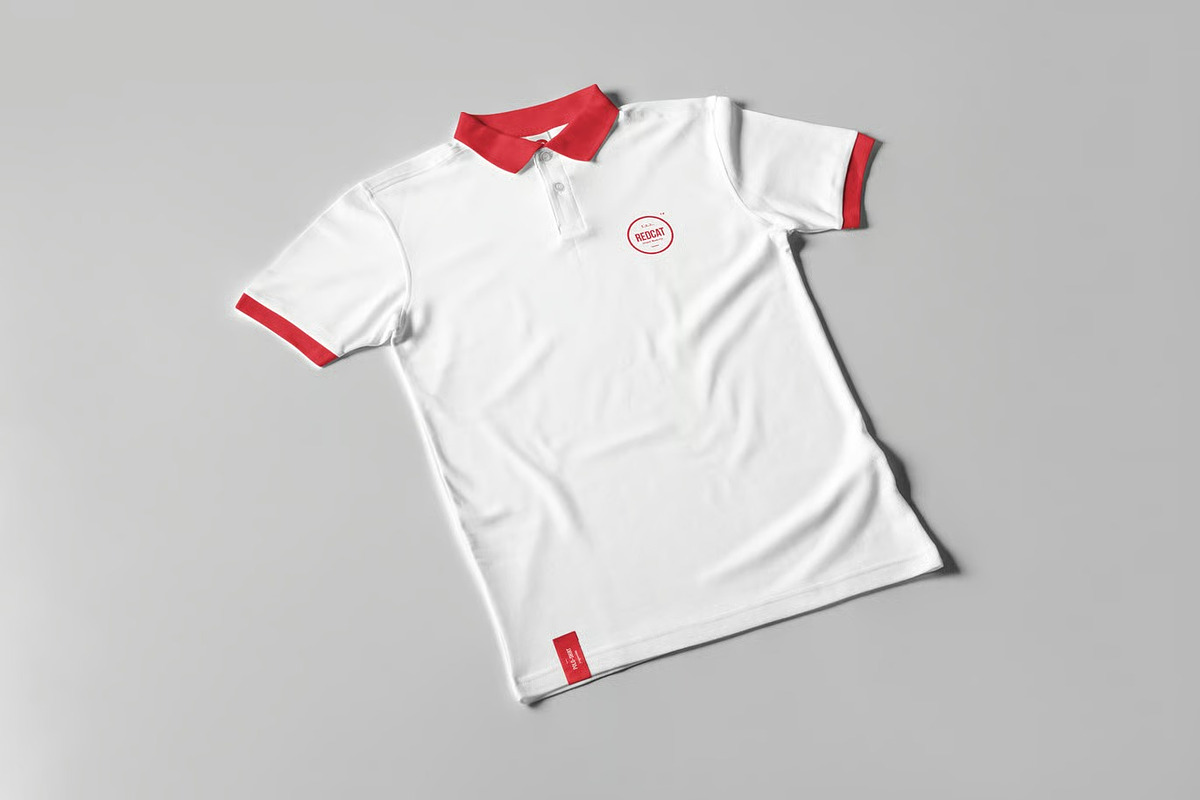 Polo Shirt Mock-up, a Shirt Mockup by zippypixelstudio (Photo 5 of 8)