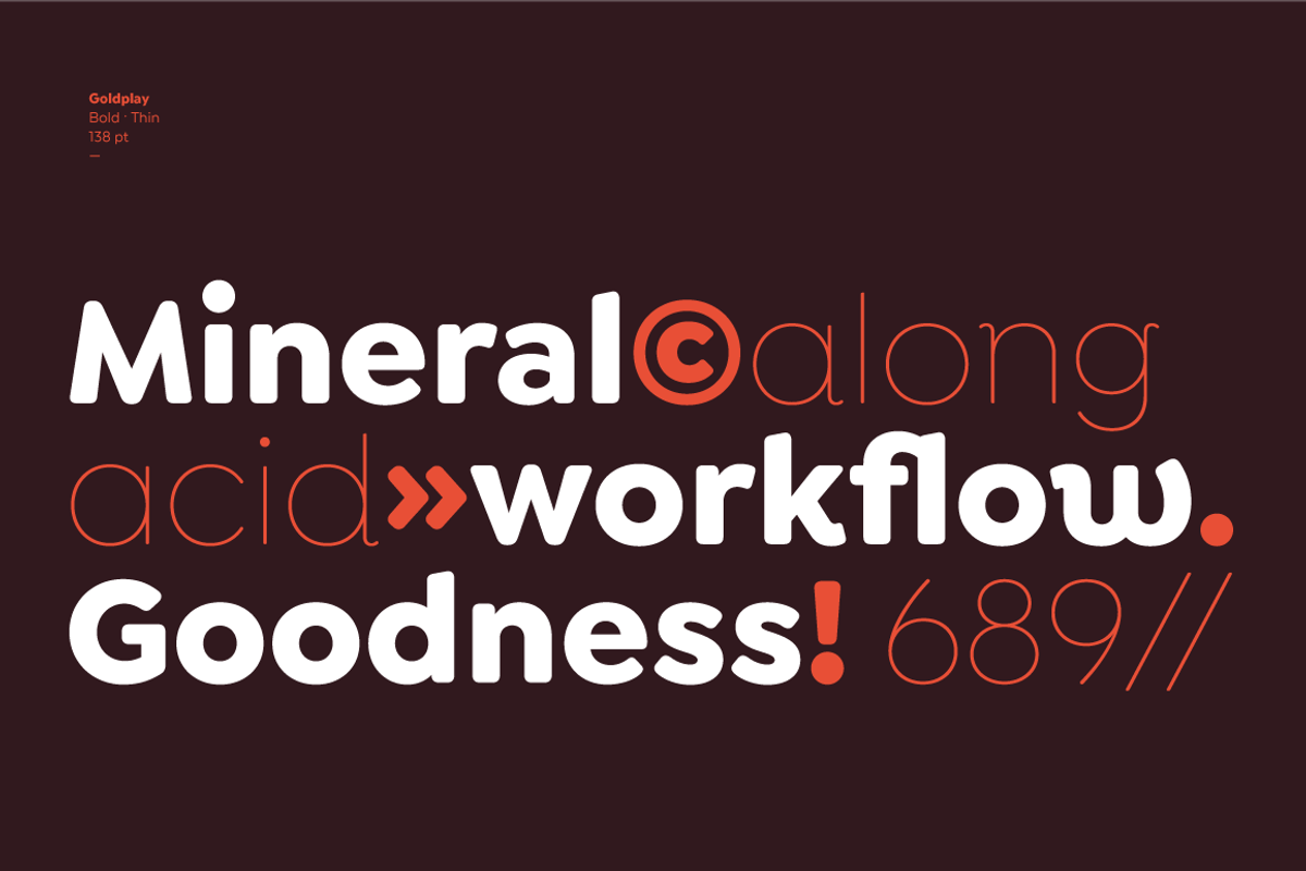Goldplay, a Sans Serif Font by Latinotype (Photo 13 of 14)