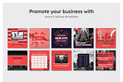 Gym Instagram Feed Canva Templates, a Social Media Template by Cultive Creative (Thumbnail 11 of 13)