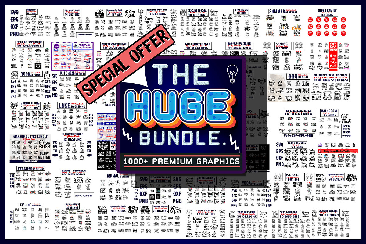The Huge Bundle, an Object Graphic by Pixxel_Studio