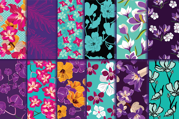 12 seamless floral pattern preview 2