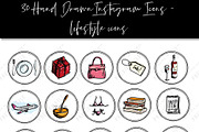 Instagram Story Highlight Icons 008, a Social Media Template by savanamm design (Thumbnail 2 of 2)