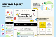 SecureCare - Insurance Agency Landin, a Landing Page Template by twinstd (Thumbnail 1 of 5)