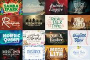 Outdoors Font Bundle - 60 Fonts!, a Serif Font by HipFonts (Thumbnail 9 of 13)