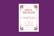 Floral Bridal Shower Invitation, an Invitation Template by Neermana (Thumbnail 2 of 4)