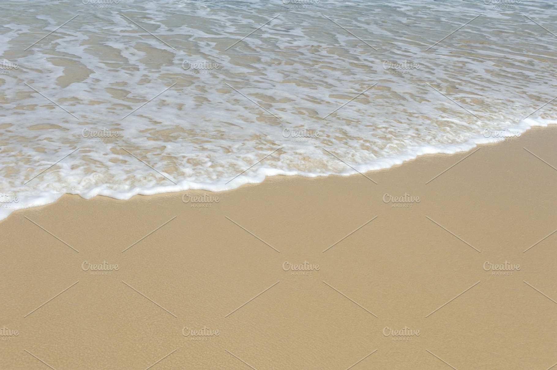 Tropical beach featuring wave, sea, and beach, a Nature Photo by Byrdyak