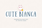 Cute Bianca | Quirky Serif Font, a Serif Font by Jimtype Studio (Thumbnail 1 of 5)