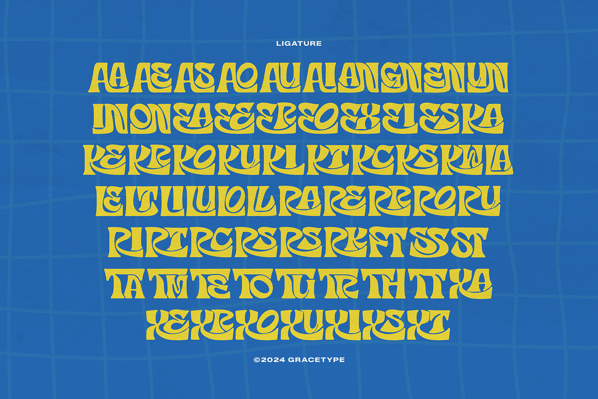 Chonka Muchas | Hand Drawn Groovy, a Handwritten Font by gracetype_studio (Photo 12 of 12)