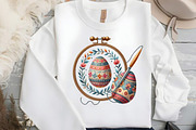 Spring & Easter Sewing Clipart, an Illustration by DreamCafeArt (Thumbnail 4 of 5)