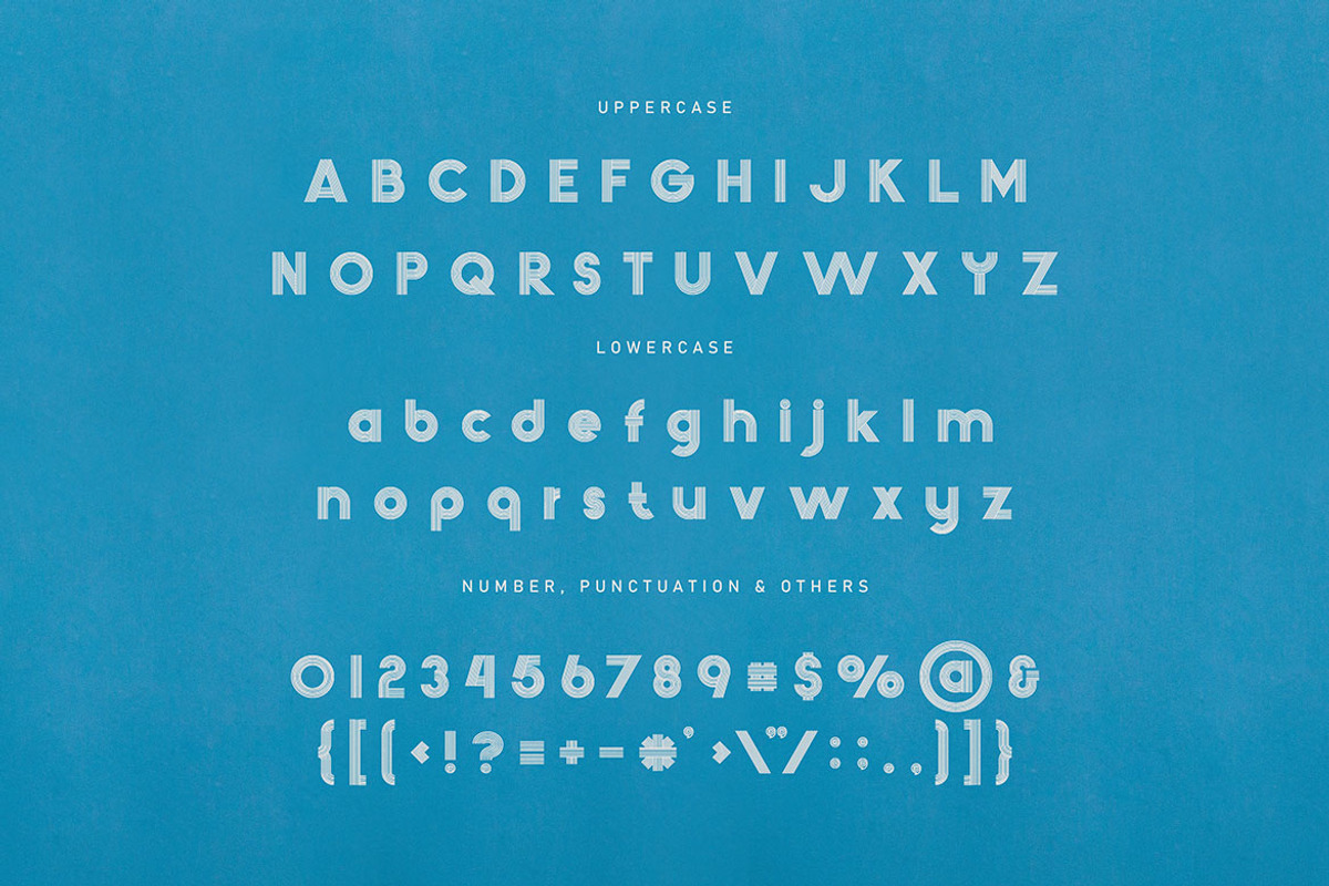 Oasis Geometric Font, a Font by MIIM (Photo 4 of 7)