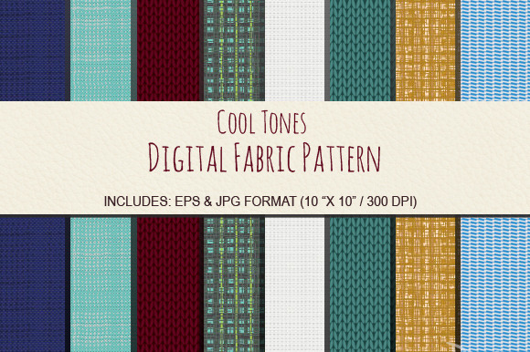 8 Seamless Fabric Pattern Design preview 6