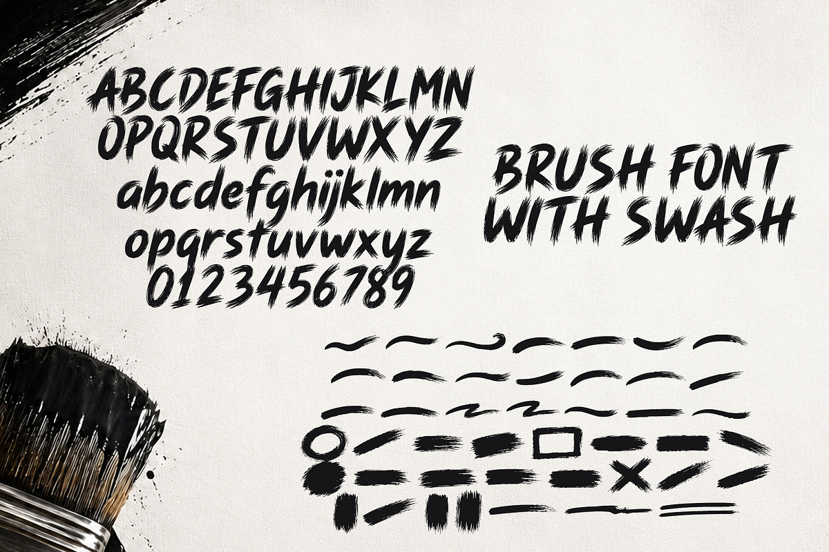Savage Brush Font, a Handwritten Font by cocodesign (Photo 9 of 9)