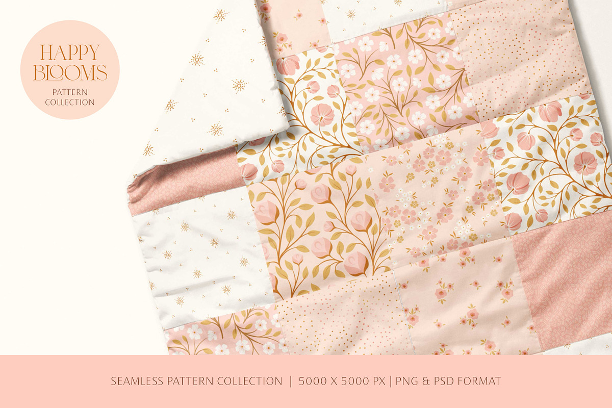 Pink Floral Seamless Surface Pattern, a Pattern Graphic by Eclectic Anthology (Photo 2 of 6)