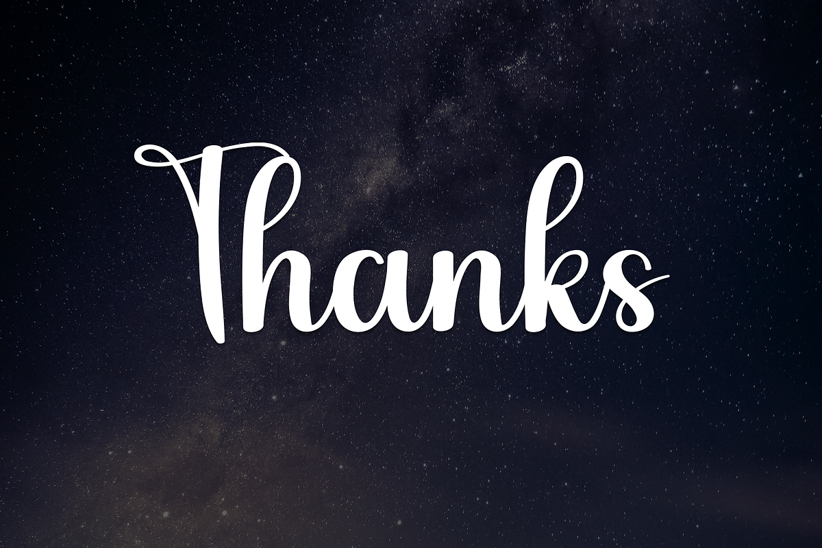 Starnight | Script Font, a Handwritten Font by Scratchones (Photo 9 of 9)