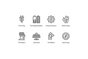 Power and Energy Thin line icons, an Outline Icon by vectorstank (Thumbnail 4 of 6)