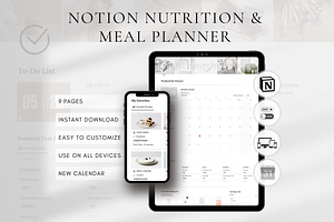 Digital Meal & Nutrition Planner