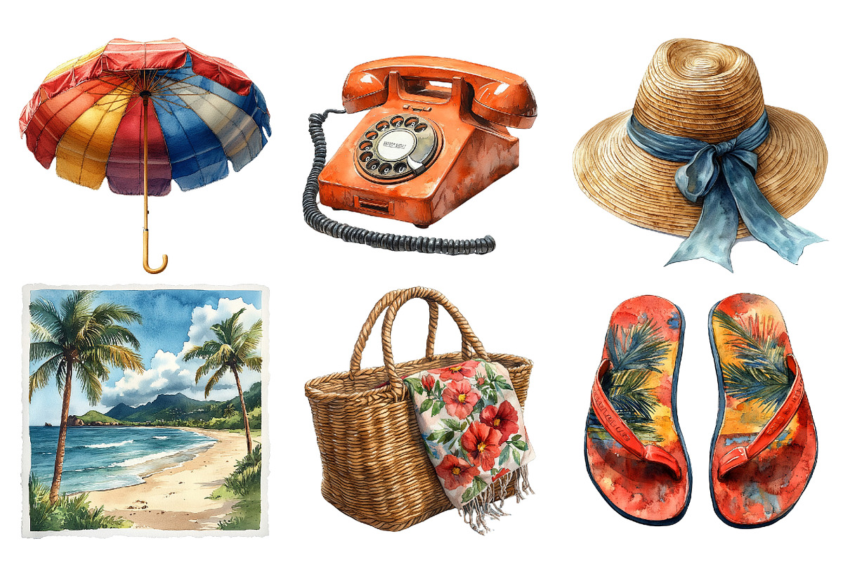 Retro Summer Vibes PNG, an Illustration by SinaCreation (Photo 2 of 5)
