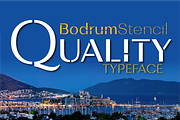 Bodrum Stencil, a Sans Serif Font by BULENT YUKSEL (Thumbnail 11 of 12)
