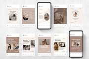 Coach Carousel Instagram Posts Beige, a Social Media Template by DigiPax (Thumbnail 7 of 11)