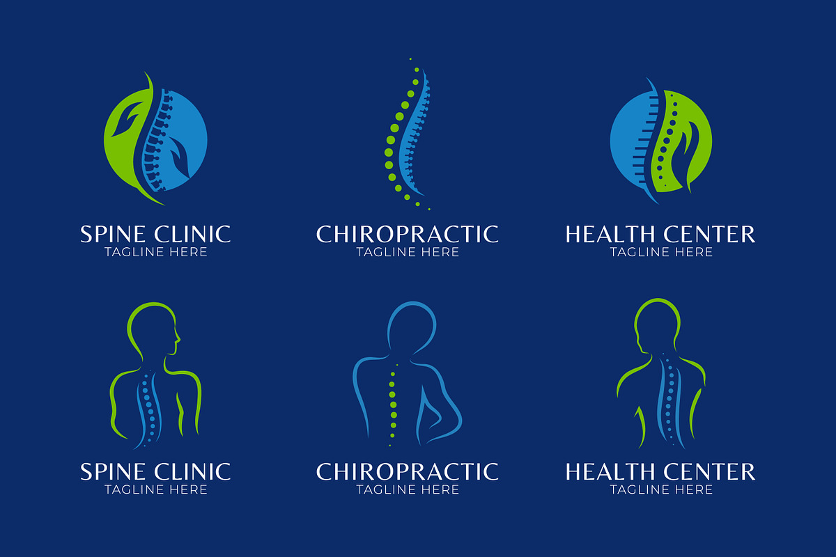 Chiropractic Spine Care Logo Set, a Branding & Logo Template by Signatoro (Photo 3 of 4)