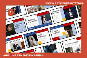 ARCHIVE Powerpoint Template