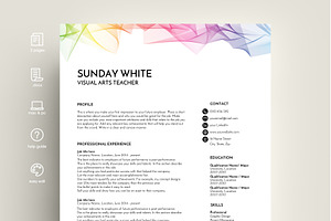 resume template word creative