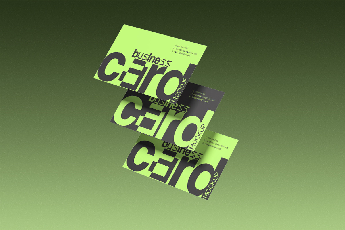 Business Card Mockup, a Merchandise Mockup by HanaSaka_Studio (Photo 4 of 4)