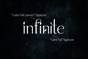 Late Fall - Floral Font Duo