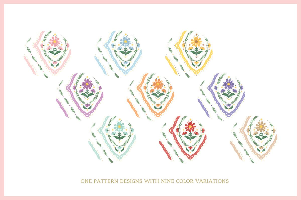Cottagecore Pattern 4 Pink Flower, a Pattern Graphic by Euonia Meraki (Photo 3 of 10)