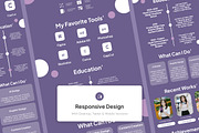 Jesica – Student Portfolio Landing, a Landing Page Template by trabaskriya (Thumbnail 4 of 5)