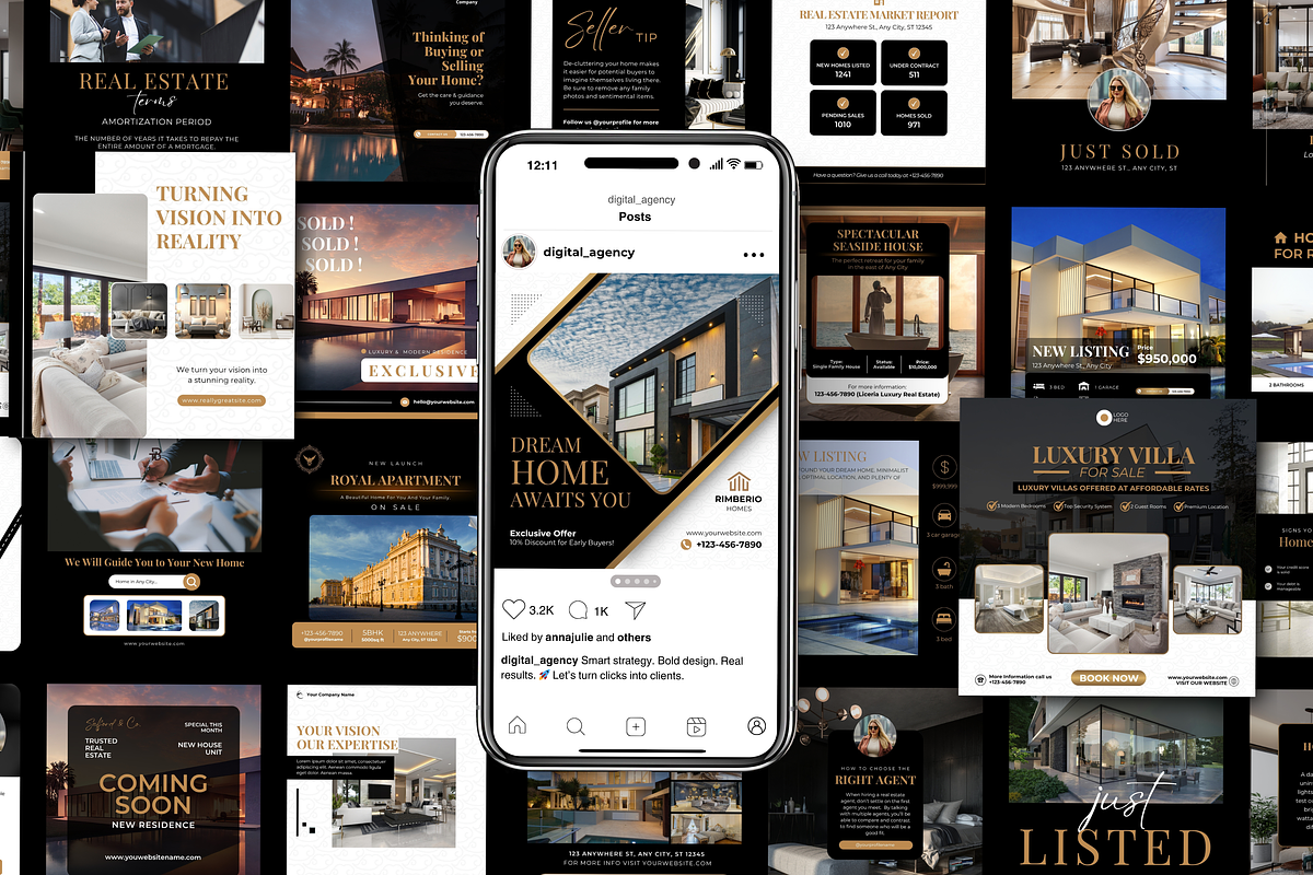 Luxury Real Estate templates preview 6