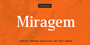 Miragem, a Serif Font by Vanarchiv (Thumbnail 1 of 8)