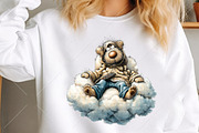 Whimsical Funny Lazy Dog Clipart PNG, a Seasonal Illustration by Canvas Craft (Thumbnail 5 of 10)