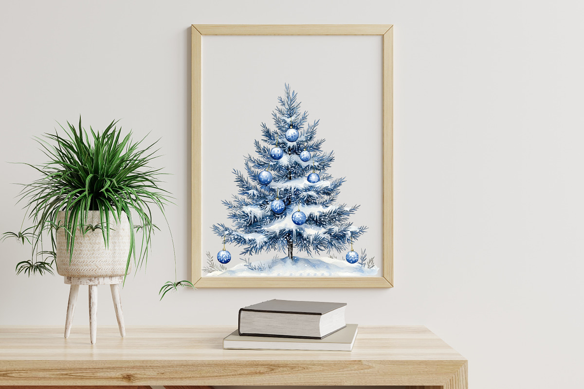 Watercolor Frosty Coziness Clipart, an Illustration by Libby Wishes (Photo 7 of 7)