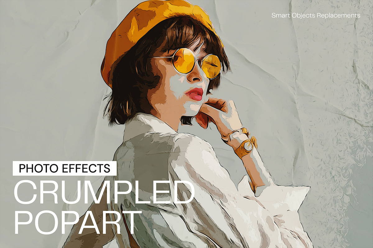 Crumpled PopArt Photo Effect, a Layer Style Add-On by iDoodle Studio (Photo 1 of 4)