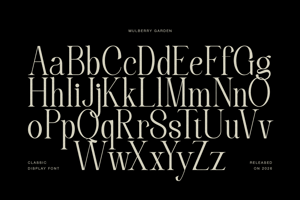 Mulberry Garden - Classic Serif Font, a Serif Font by Pixesia Studio (Photo 14 of 15)