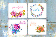 Big watercolor floral collection, an Illustration by JaneLane (Thumbnail 3 of 3)