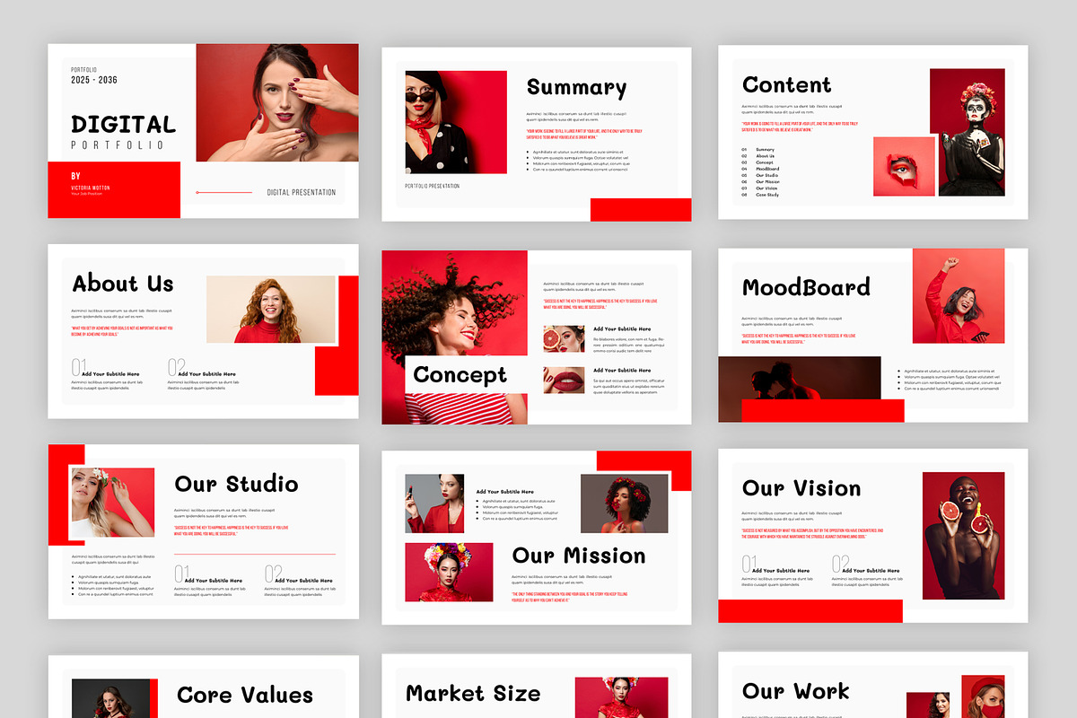 Digital Portfolio Presentation, a Presentation Template by MightyDesign (Photo 3 of 7)