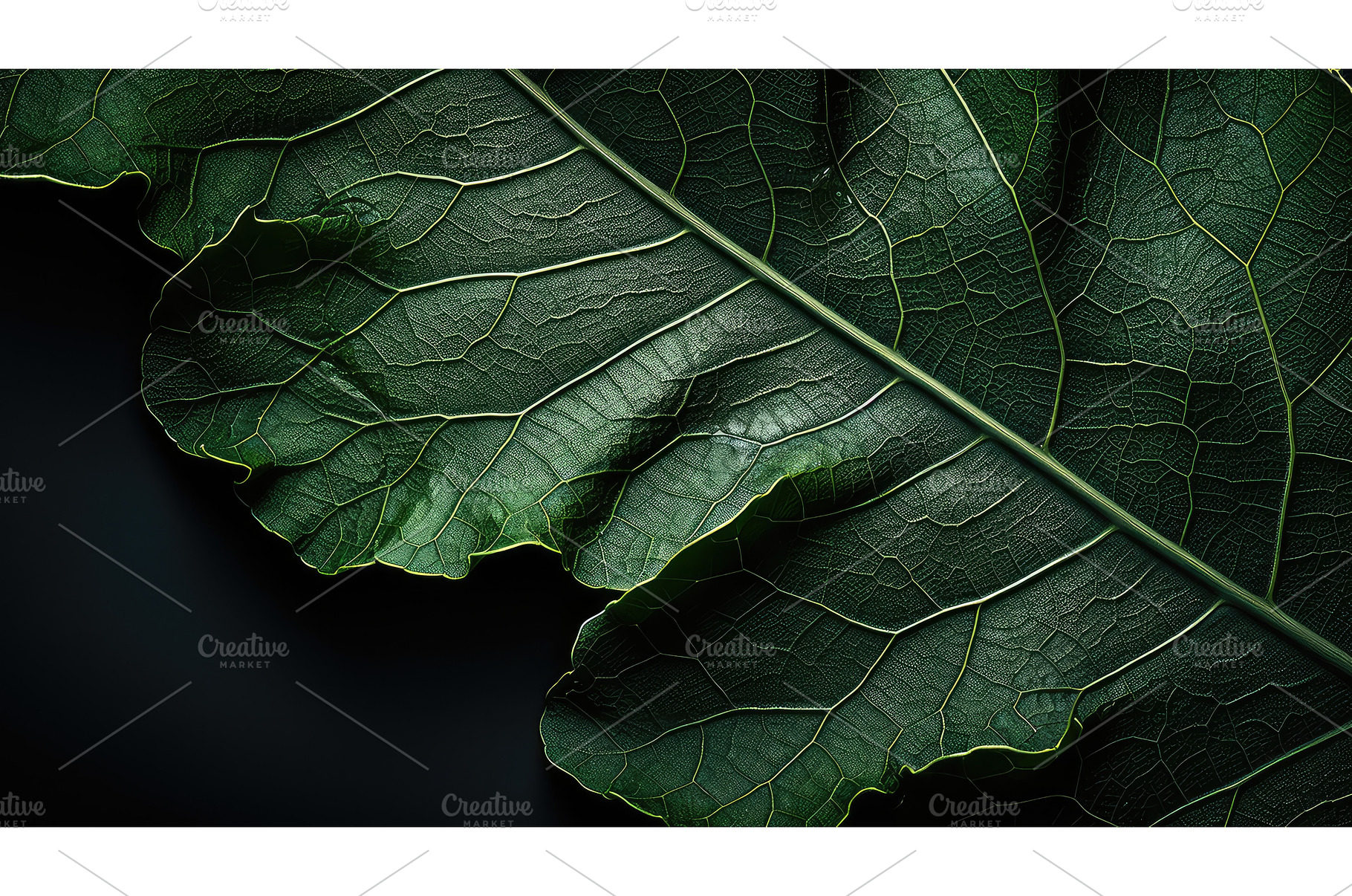 autumn black oak leaf ai generated, a Nature Photo by pikepicture