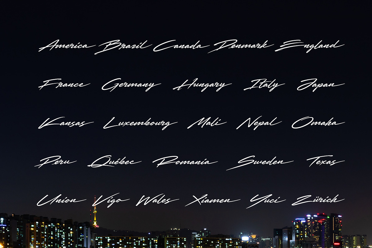 Deep Handwritten Font, a Font by sunnytudu (Photo 10 of 10)